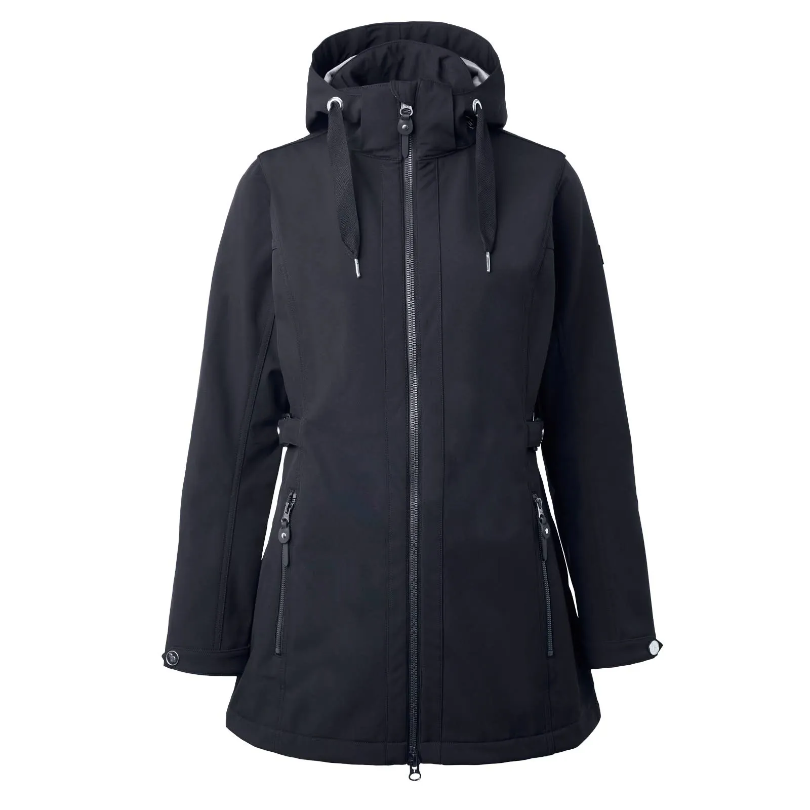 Horze Freya Long Softshell Jacket, Black, 6