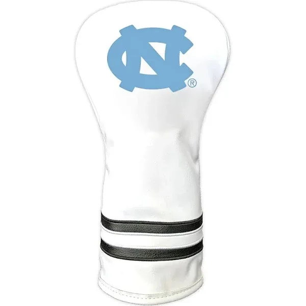 Team Golf NCAA North Carolina Tar Heels White Vintage Driver Golf Club Headcover ...