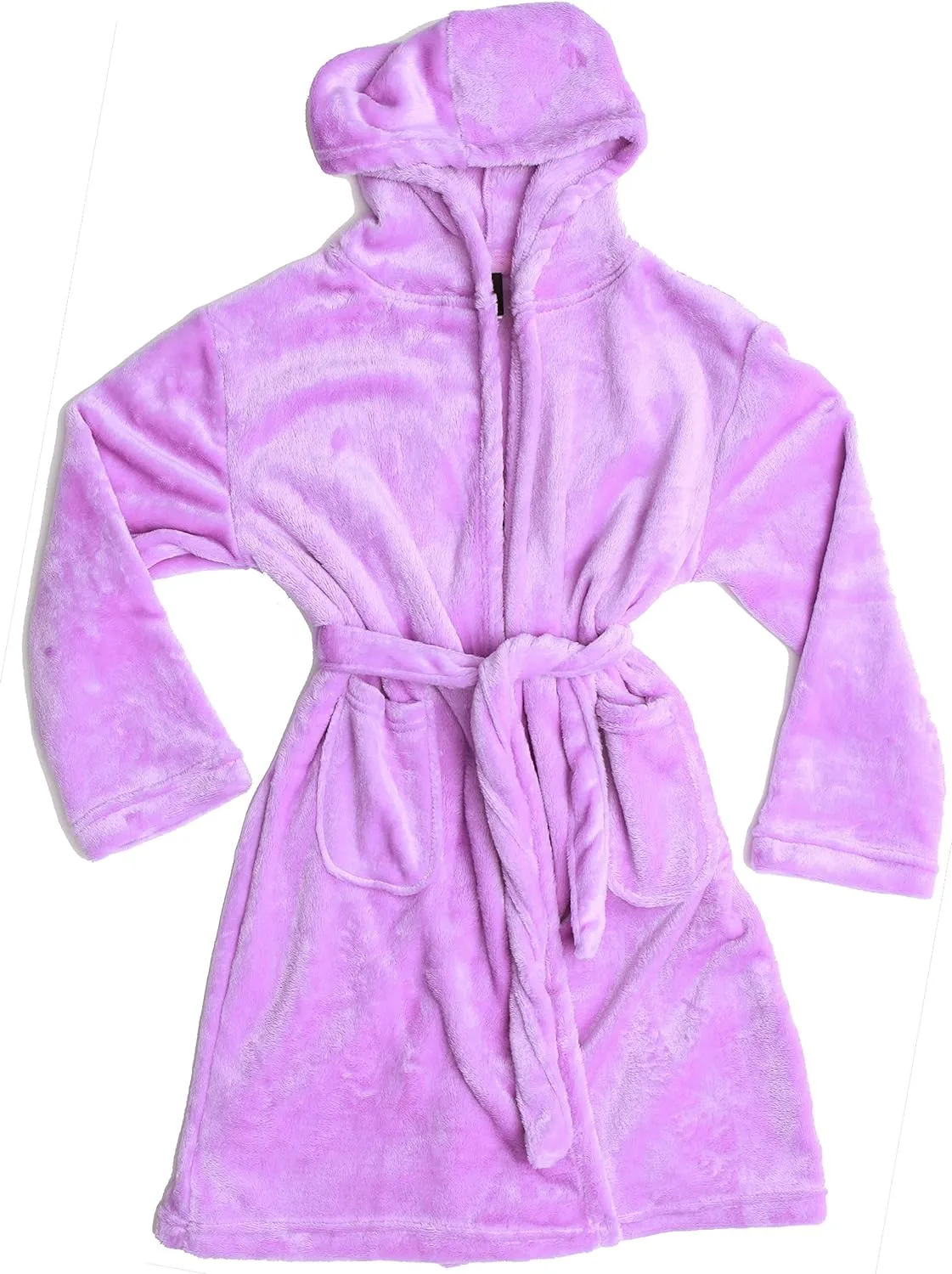 Just Love Hooded Plush Fleece Robe for Girls