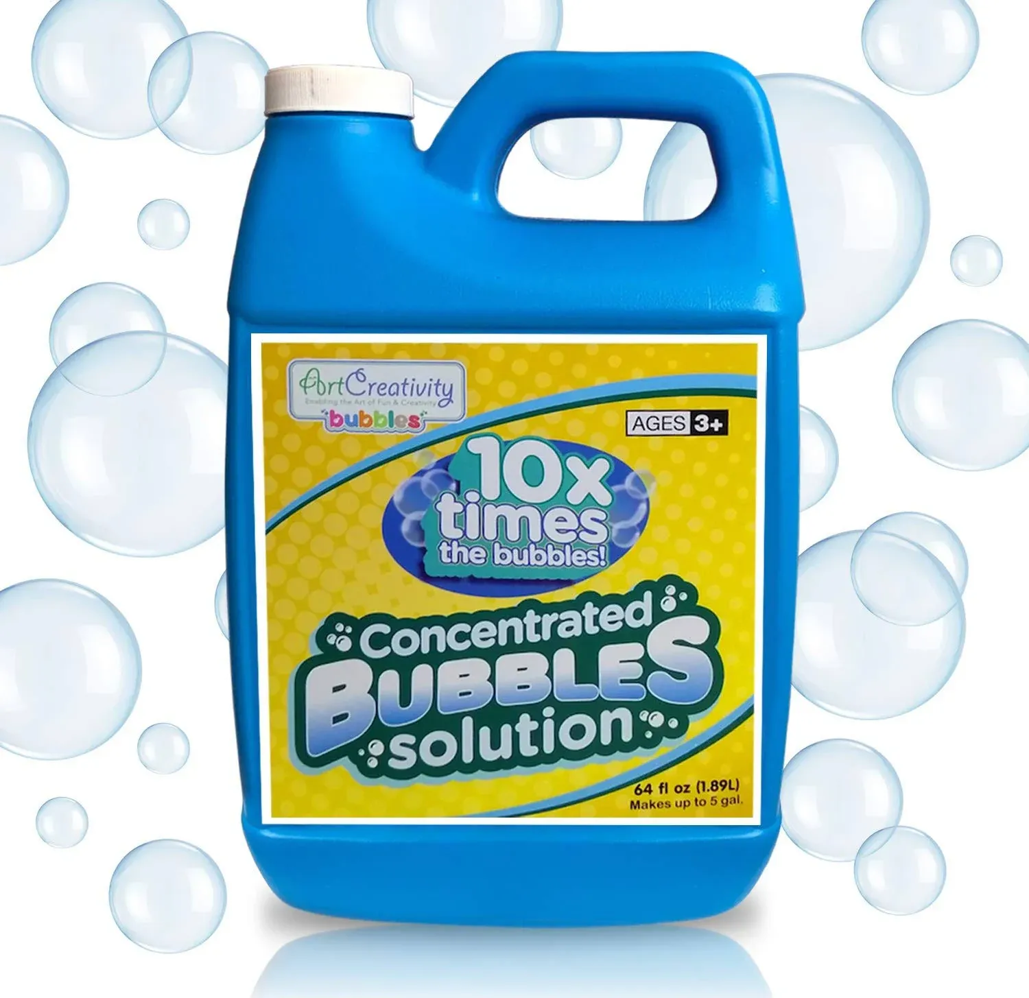 ArtCreativity Concentrated Bubble Solution Refill for Bubble Toys, Huge 64oz ...