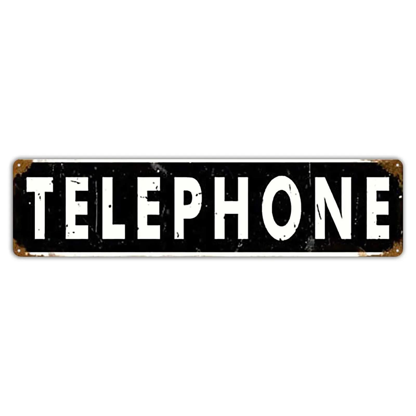 Metal Tin Signs Retro Telephone Tin Plaque Poster For Bar Room Decorative Wall S