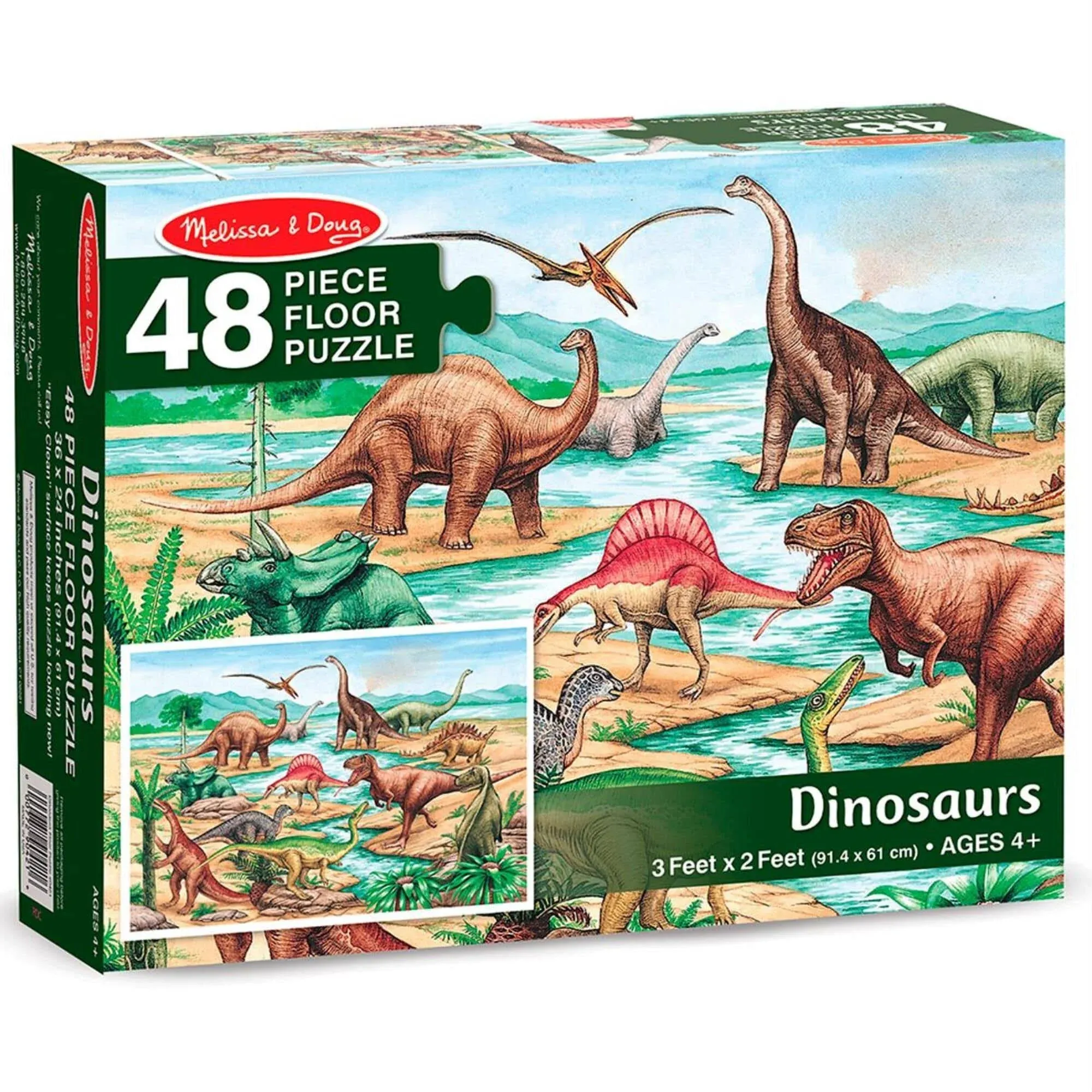 Melissa & Doug- Dinosaurs Floor Puzzle