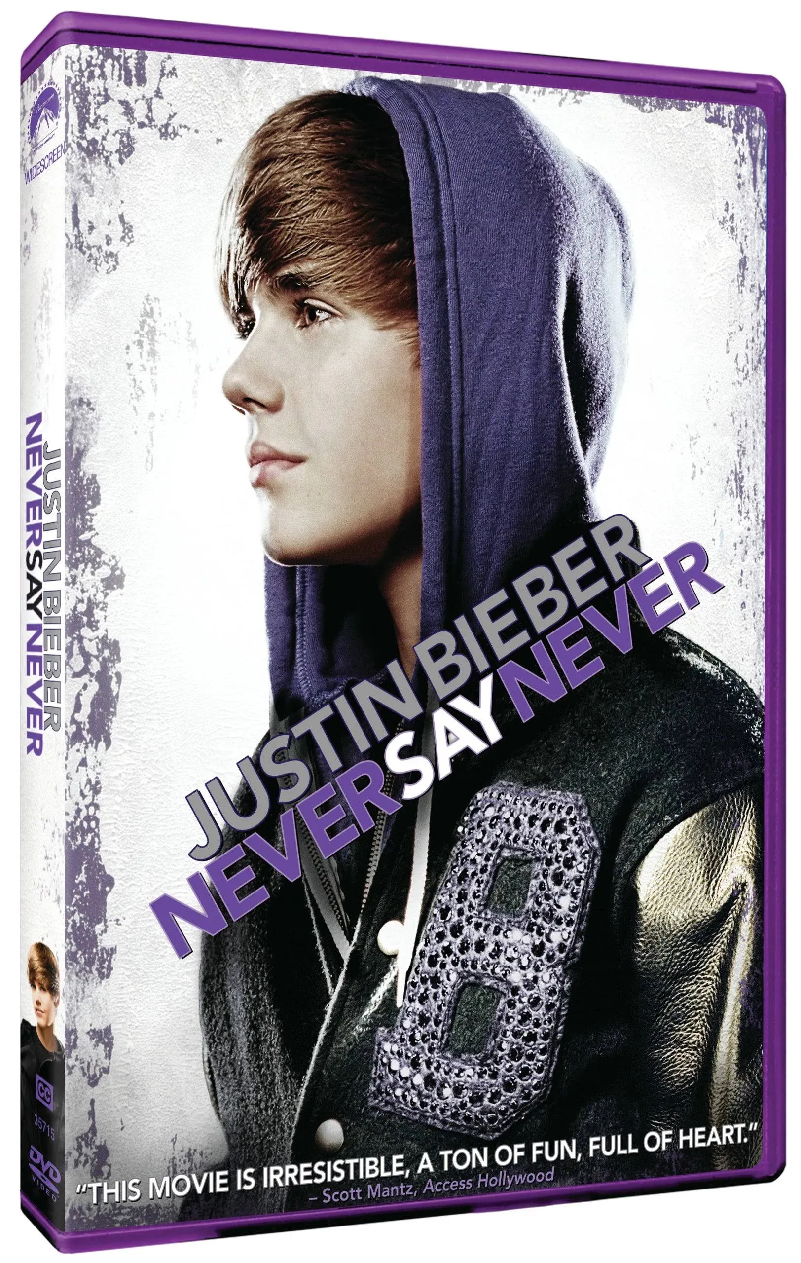 Justin Bieber Never Say Never DVD 2011 Widescreen New Sealed  