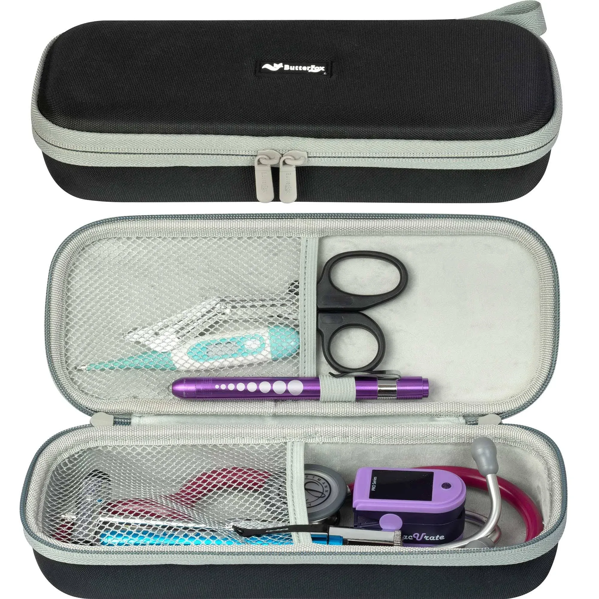 ButterFox Stethoscope Carry Case, Fits 3M Littmann Stethoscope and Nurse ...