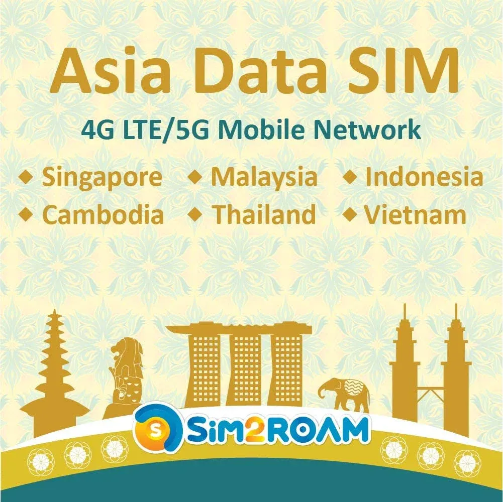 South-East Asia Data Only Sim | Indonesia, Malaysia, Singapore, Thailand ...