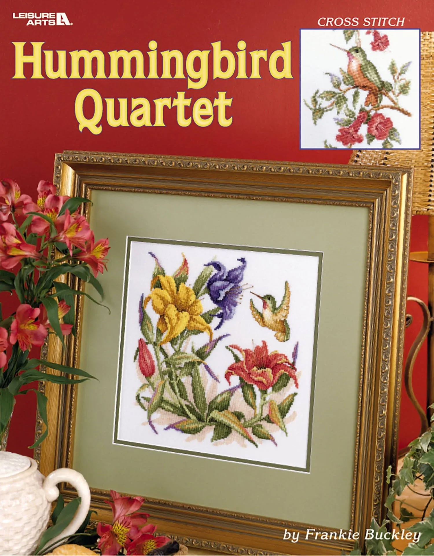 Leisure Arts Hummingbird Quartet Cross Stitch Bk