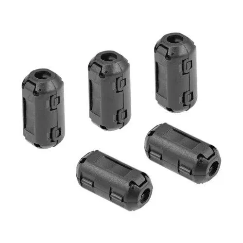 20 Pack Ferrite Chokes Bead Ring Core RFI EMI Noise Suppressor Filter Cable Clip