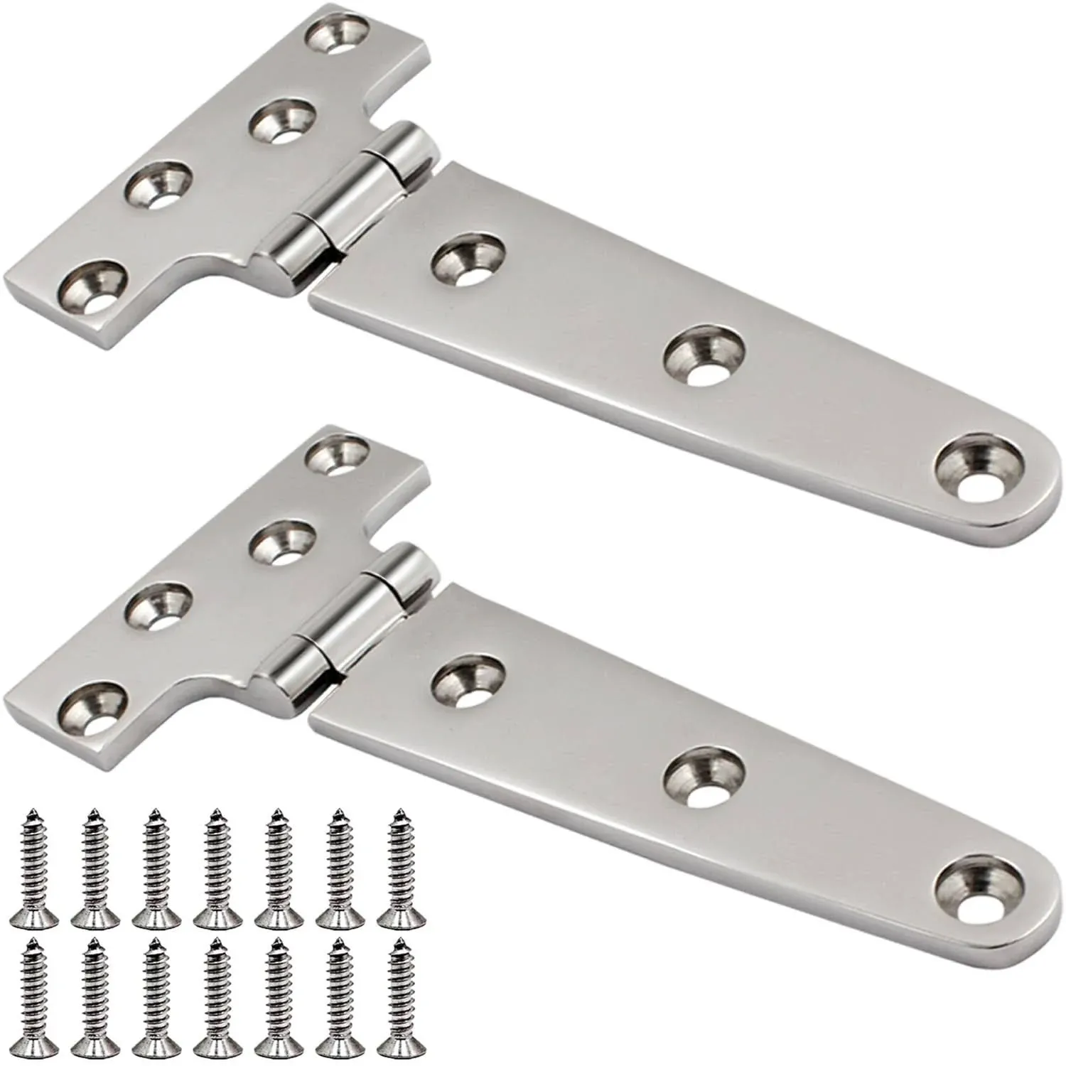 Boat T Hinge 316 Stainless Steel Heavy Duty Door Flush Dock Hinges for Boat Y...