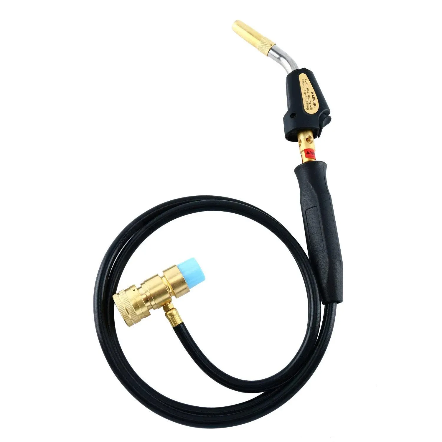 Yaetek Gas Welding Propane Torch W 5ft Hose Self-Lighting Adjustable Swirl Flame ...