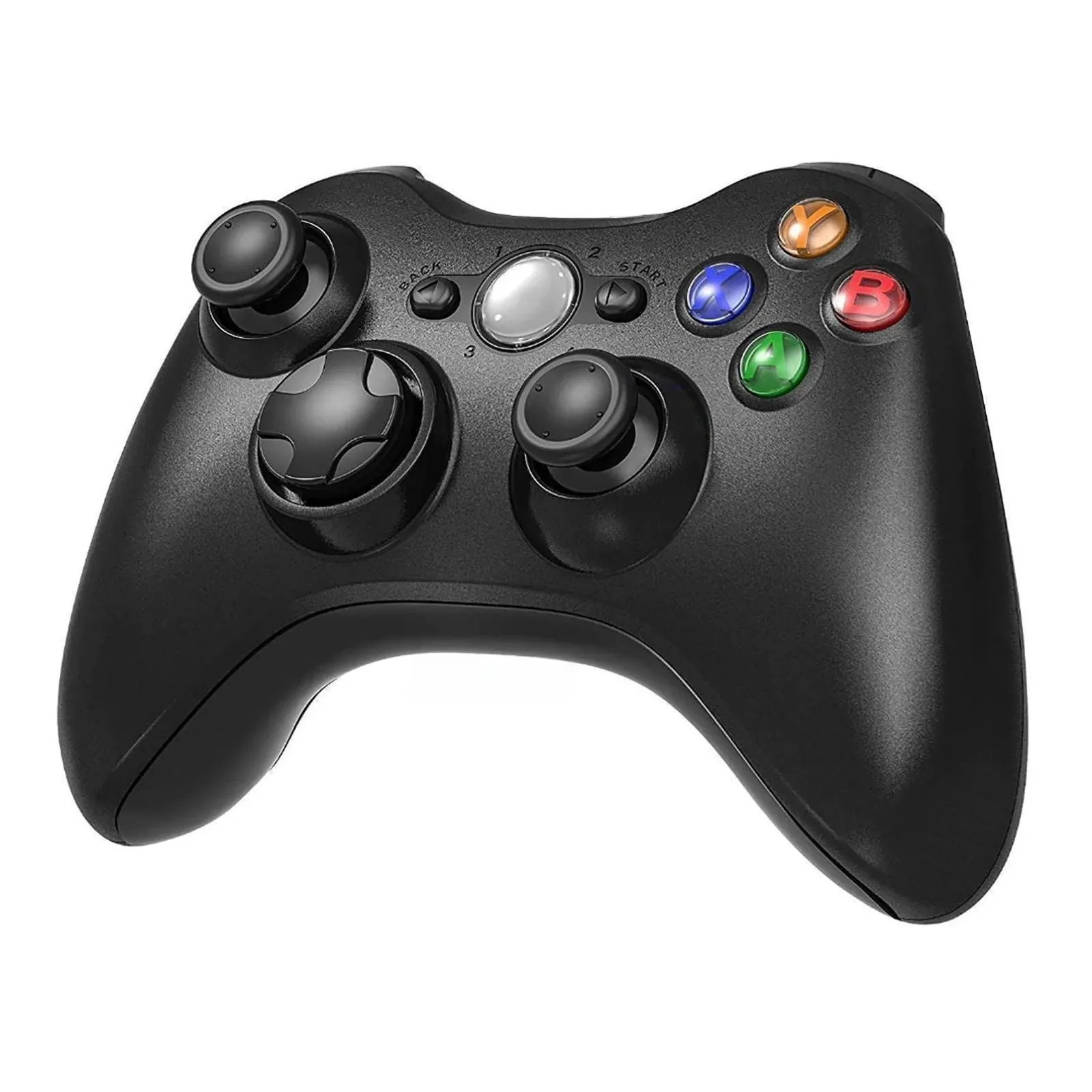 🎮Wireless Controller for Xbox 360 2.4GHZ Gamepad Joystick for PC Windows(Black)