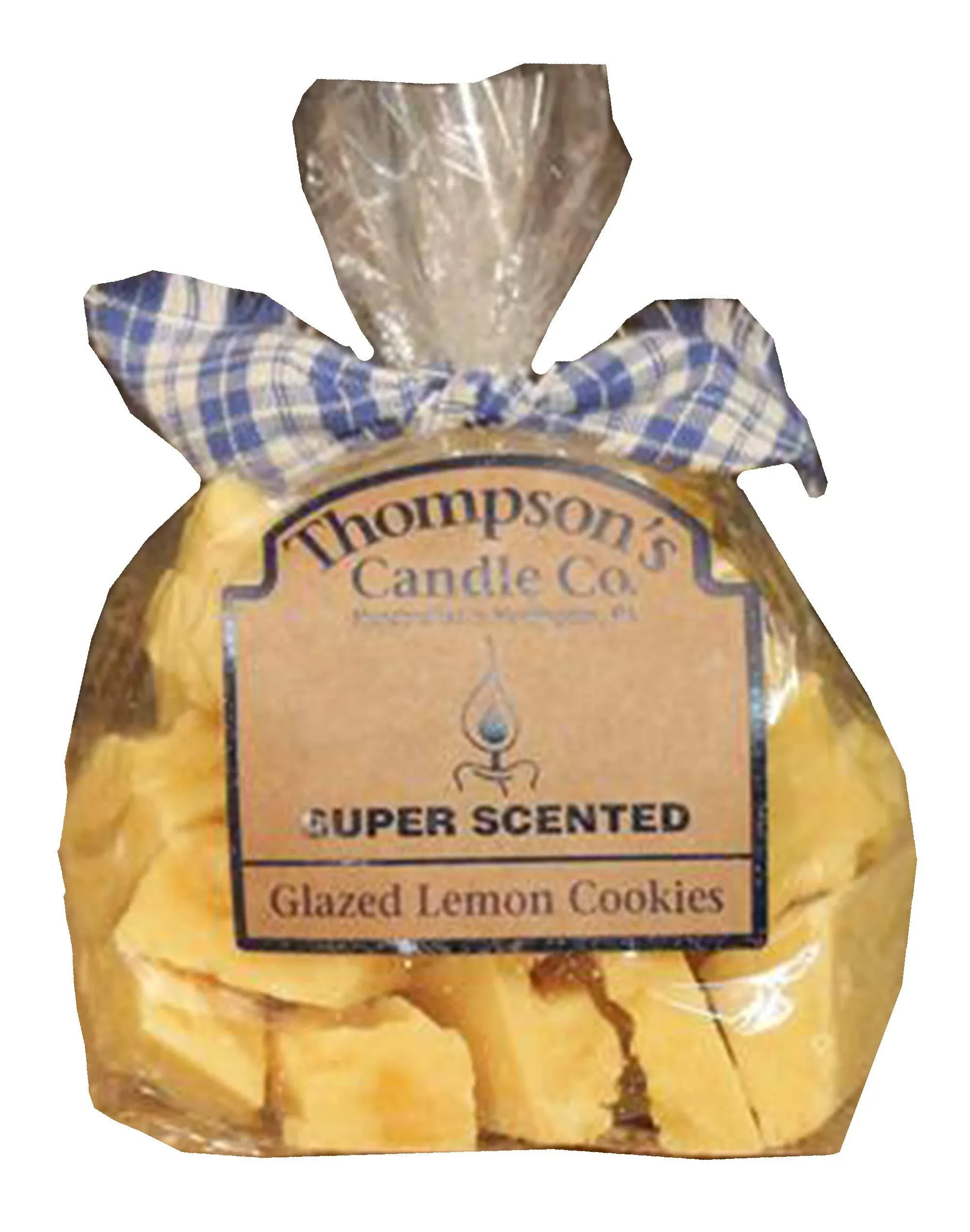 "Thompson's Candle Co. Super Scented Glazed Lemon Cookie Wax Melt Crumbles, 6 oz. - GLCR"