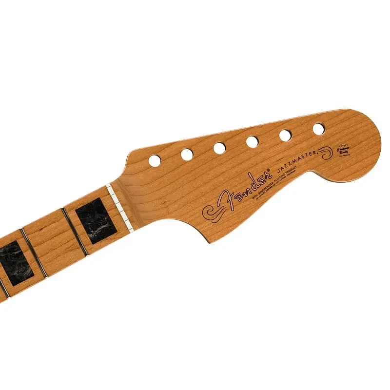 Fender Roasted Jazzmaster Neck, Block Inlays, 22 Medium Jumbo Frets, 9.5in Radius ...