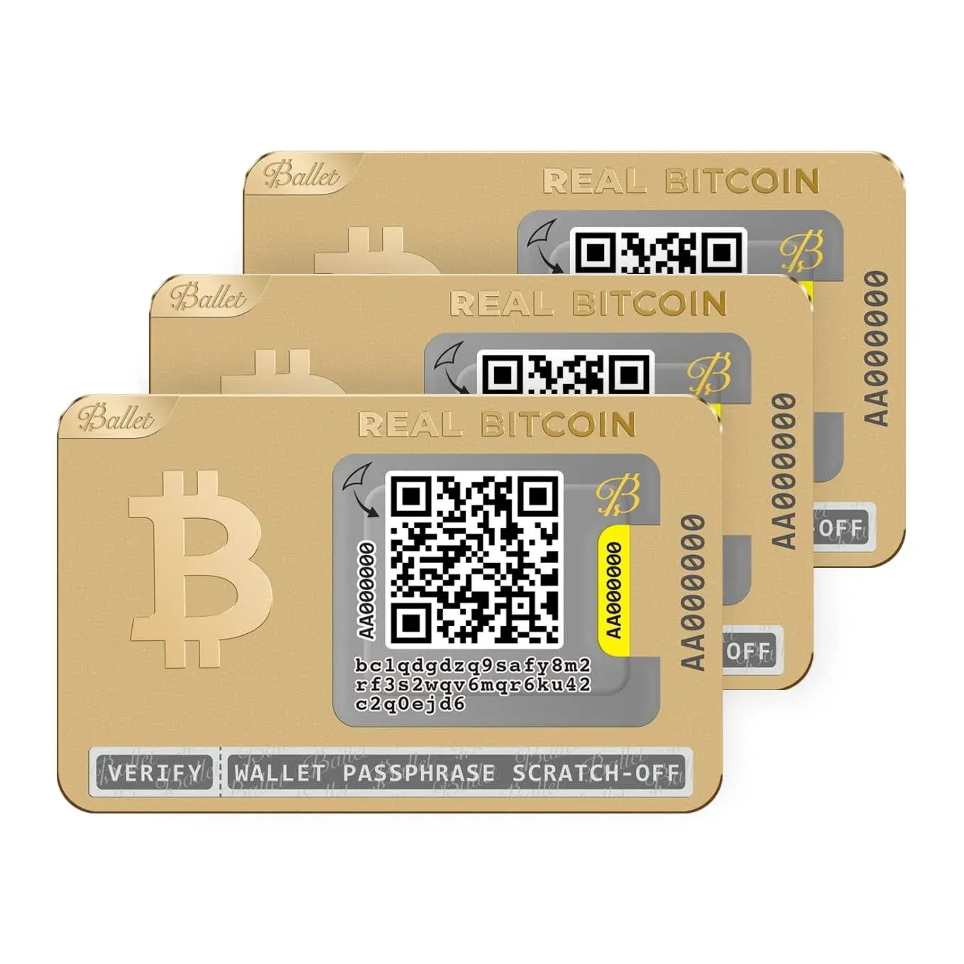 Ballet 3-Pack Real Bitcoin Gold Edition