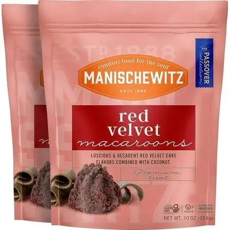 Red Velvet Macaroons 10 Oz  by Manischewitz