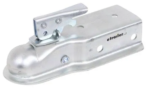 2&#034; Straight Coupler w/3&#034; Channel 5000# Capacity Zinc