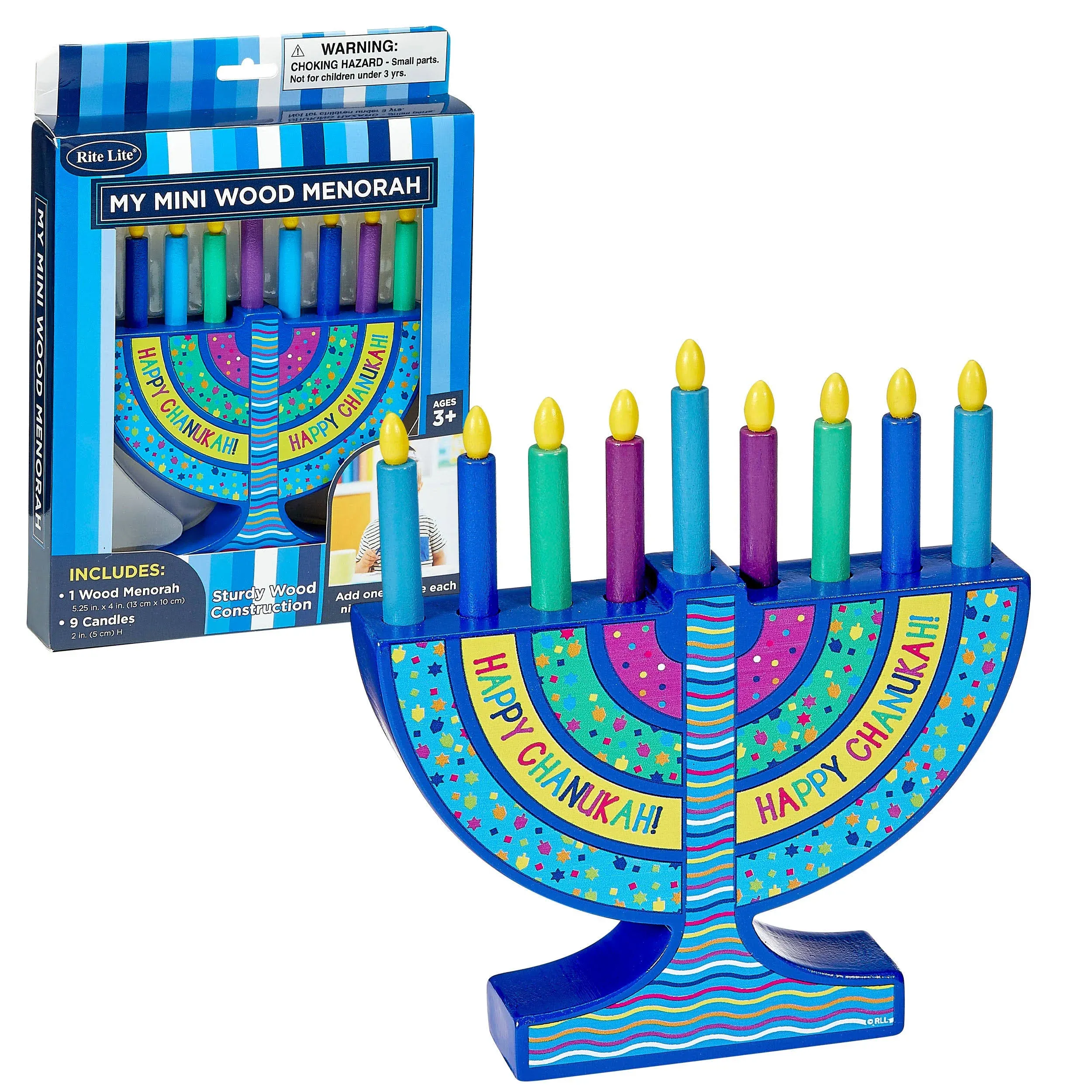 Rite Lite My Mini Wood Menorah