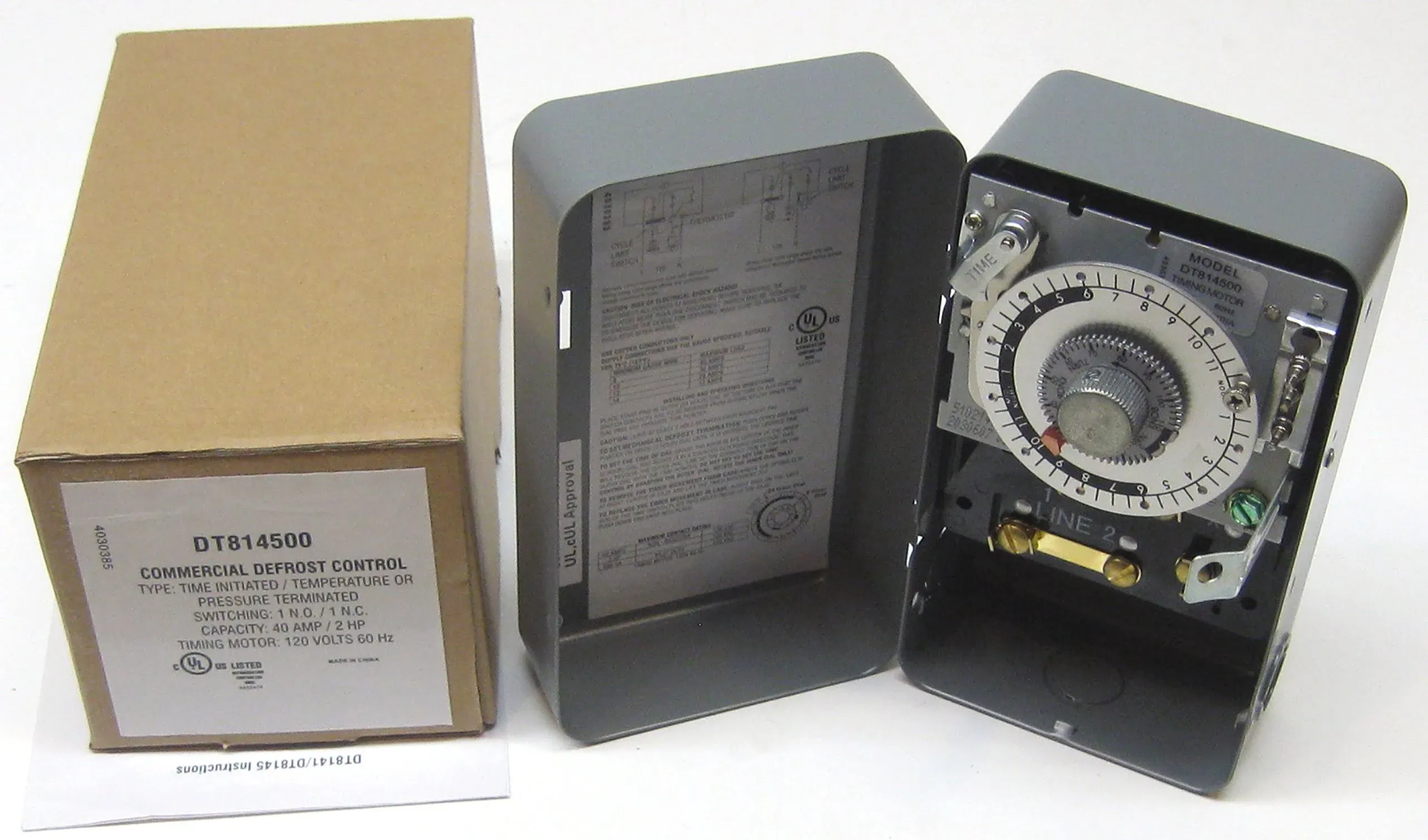 DT814500 Refrigeration Defrost Timer for Paragon 120 V.  New!!