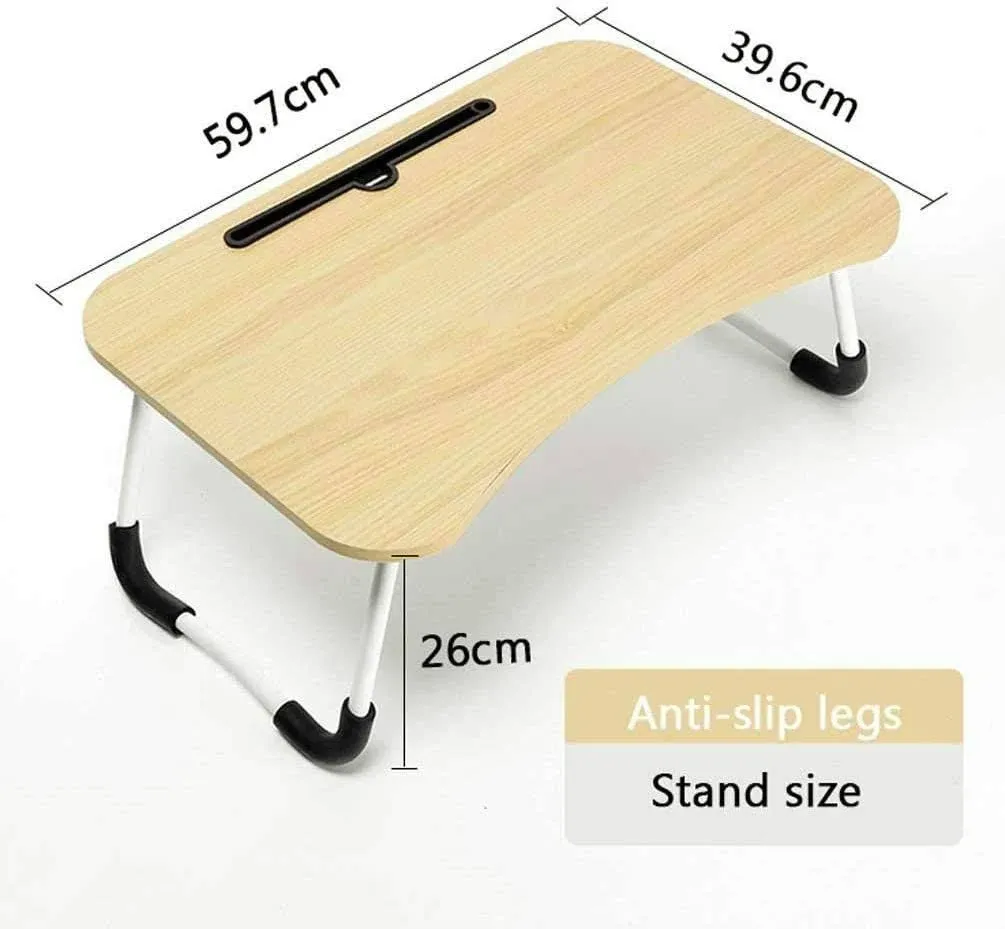 Adjustable Laptop Bed Table Lap Standing Desk for Bed and Sofa Laptop Lap Desk ...