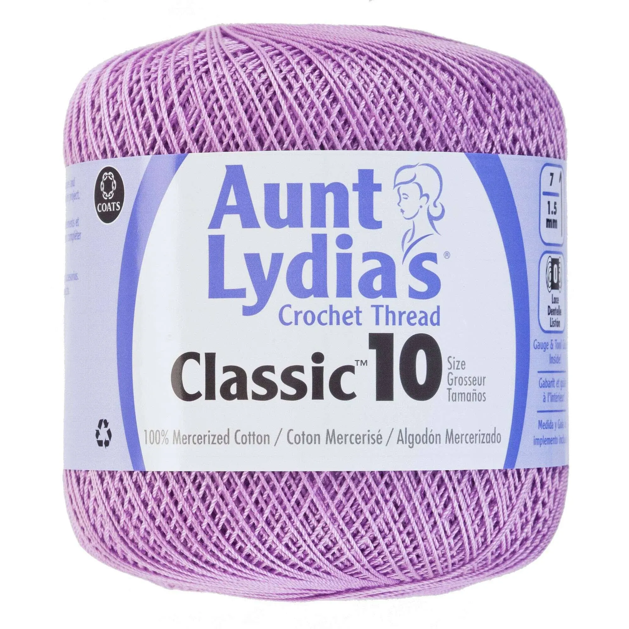 Aunt Lydia's Classic Crochet Thread Size 10 - Wood Violet