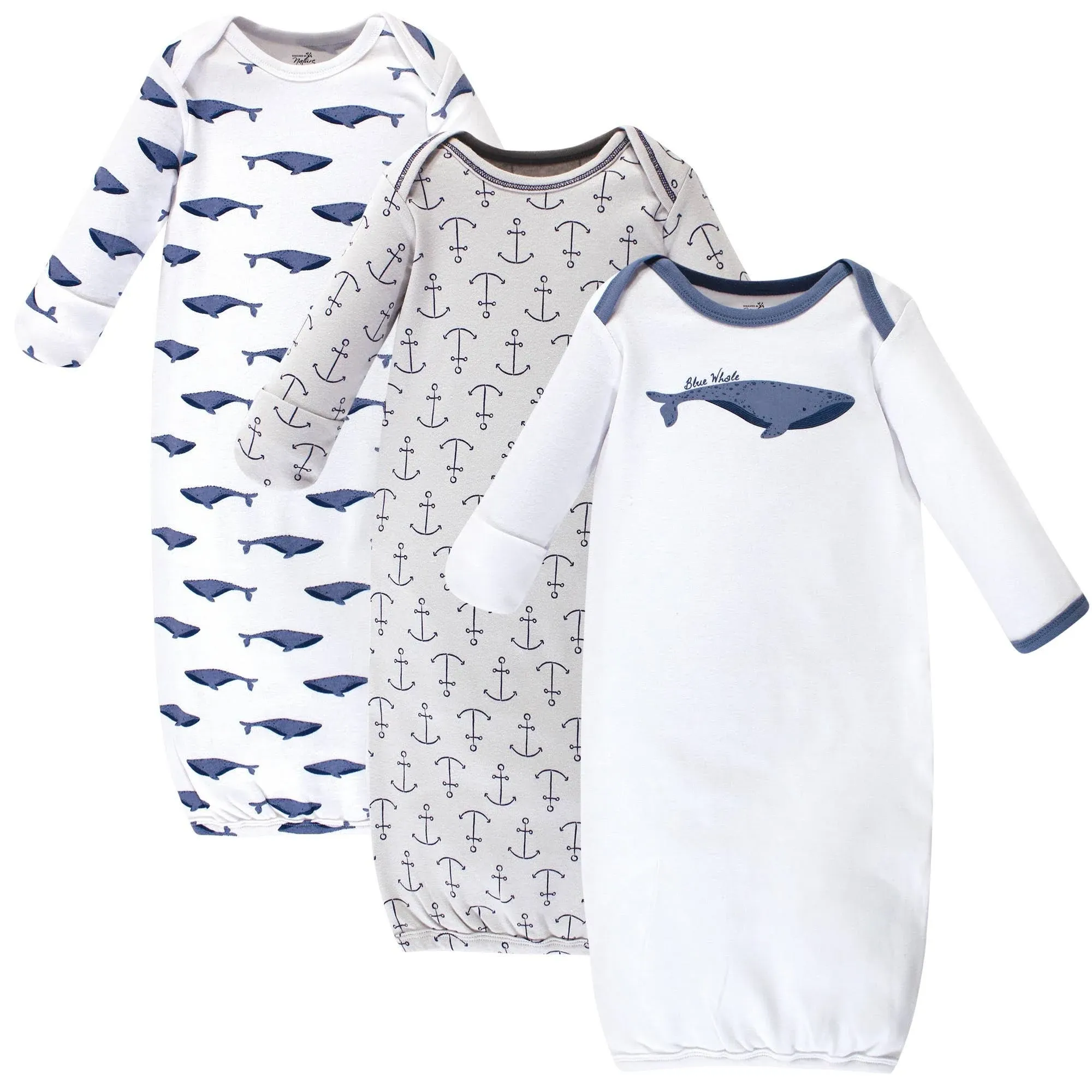 Touched by Nature Organic Cotton Gowns Preemie-Newborn