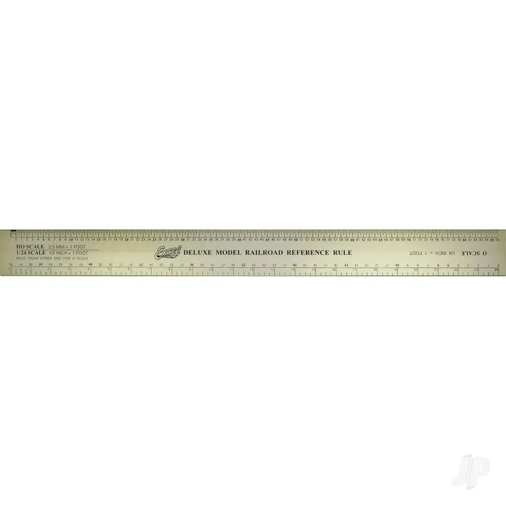 Excel Deluxe Model Railroad Ruler, Alum.