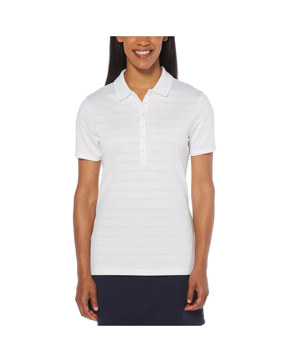 Callaway CGW437 Ladies Ventilated Polo - Bright White - S