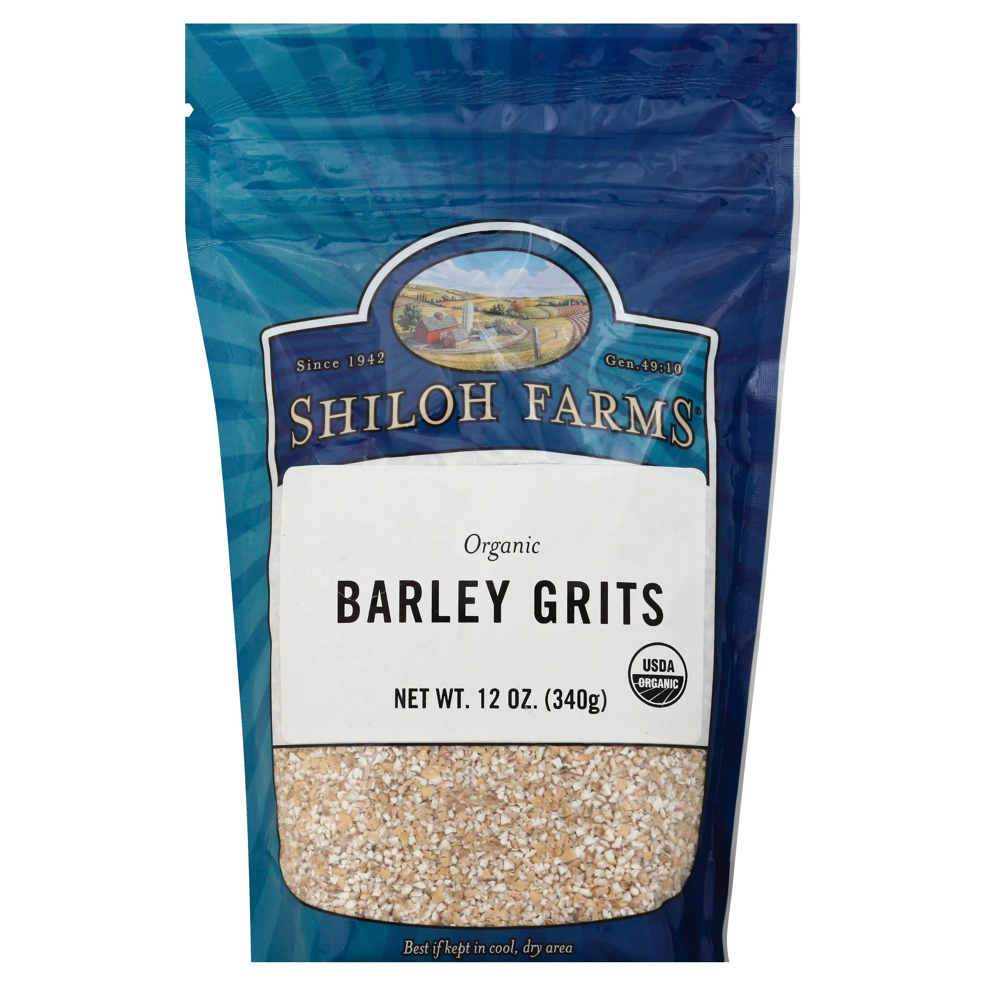 Shiloh Farms Organic Barley Grits - 12 oz pack