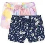 The Children's Place Girls' Denim Twill Pull on Shorts