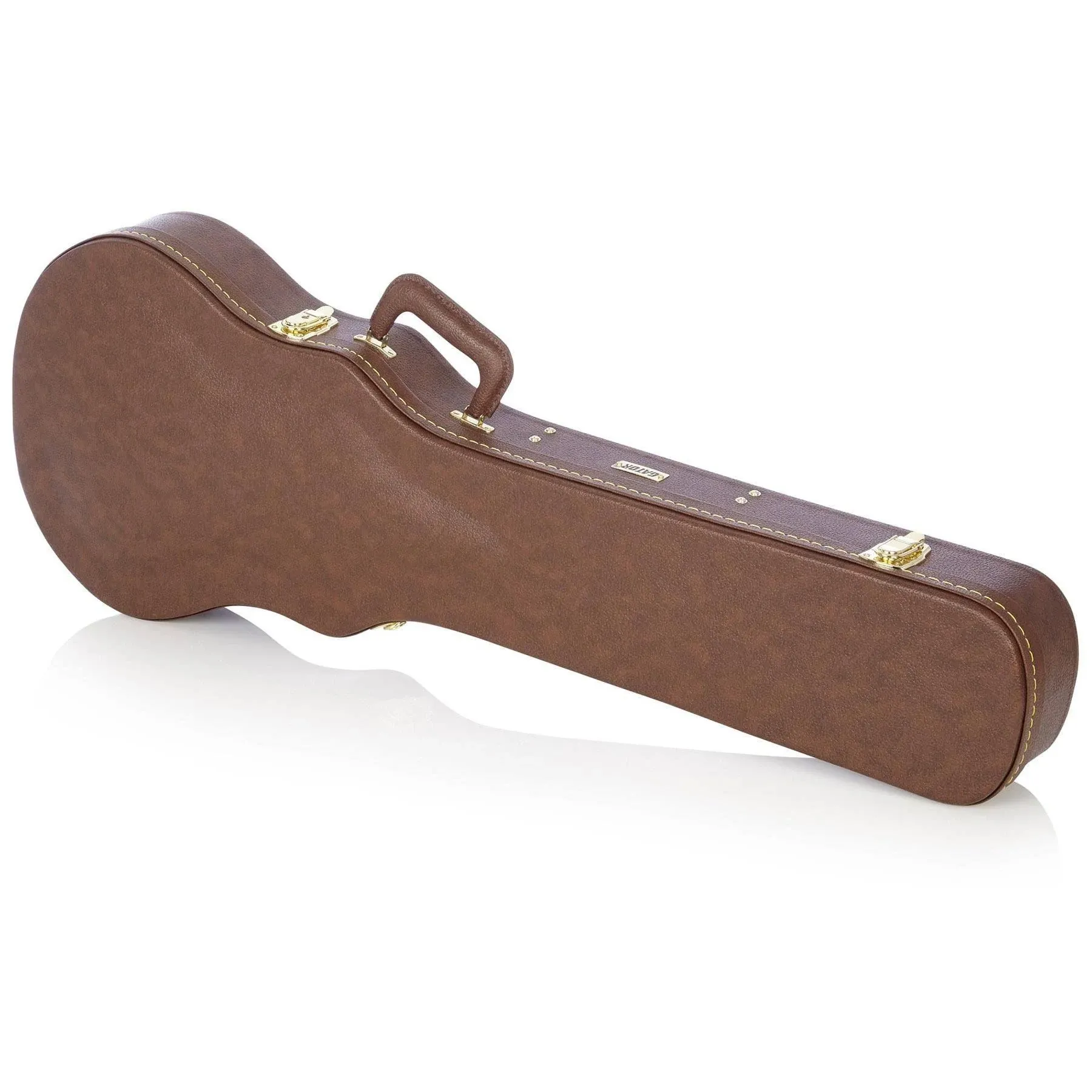 Gator GW-LP-BROWN Deluxe Wood Guitar Case