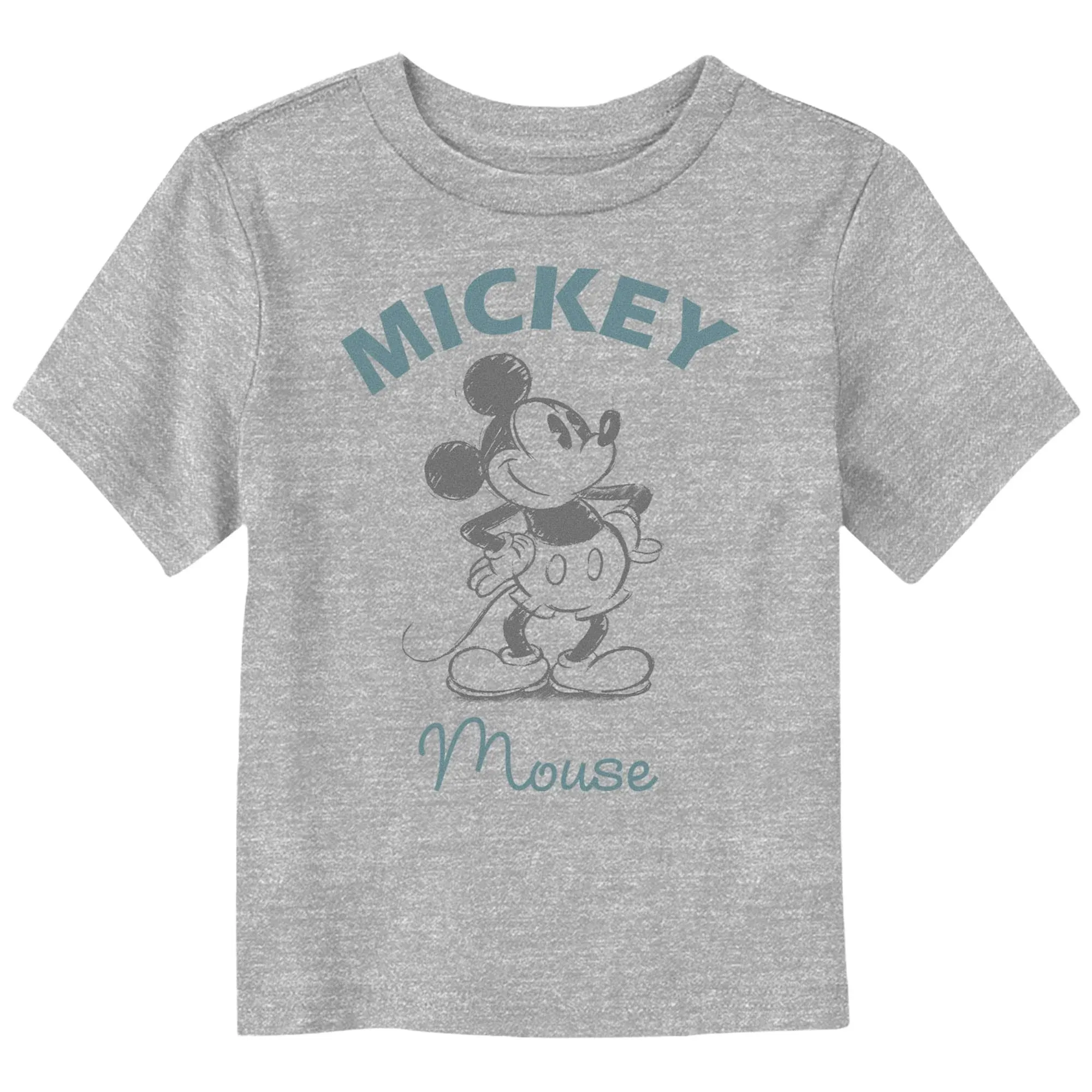 Disney Baby Boys' Toddler Mickey Mouse Text T-Shirt