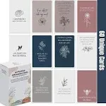 Dessie Affirmation Cards For Women With Thought-provoking Questions. 60 Unique Earth Tone Affirmations Cards With 100+ Empowering Questions. Meditation Cards, Spiritual Gifts For Women.