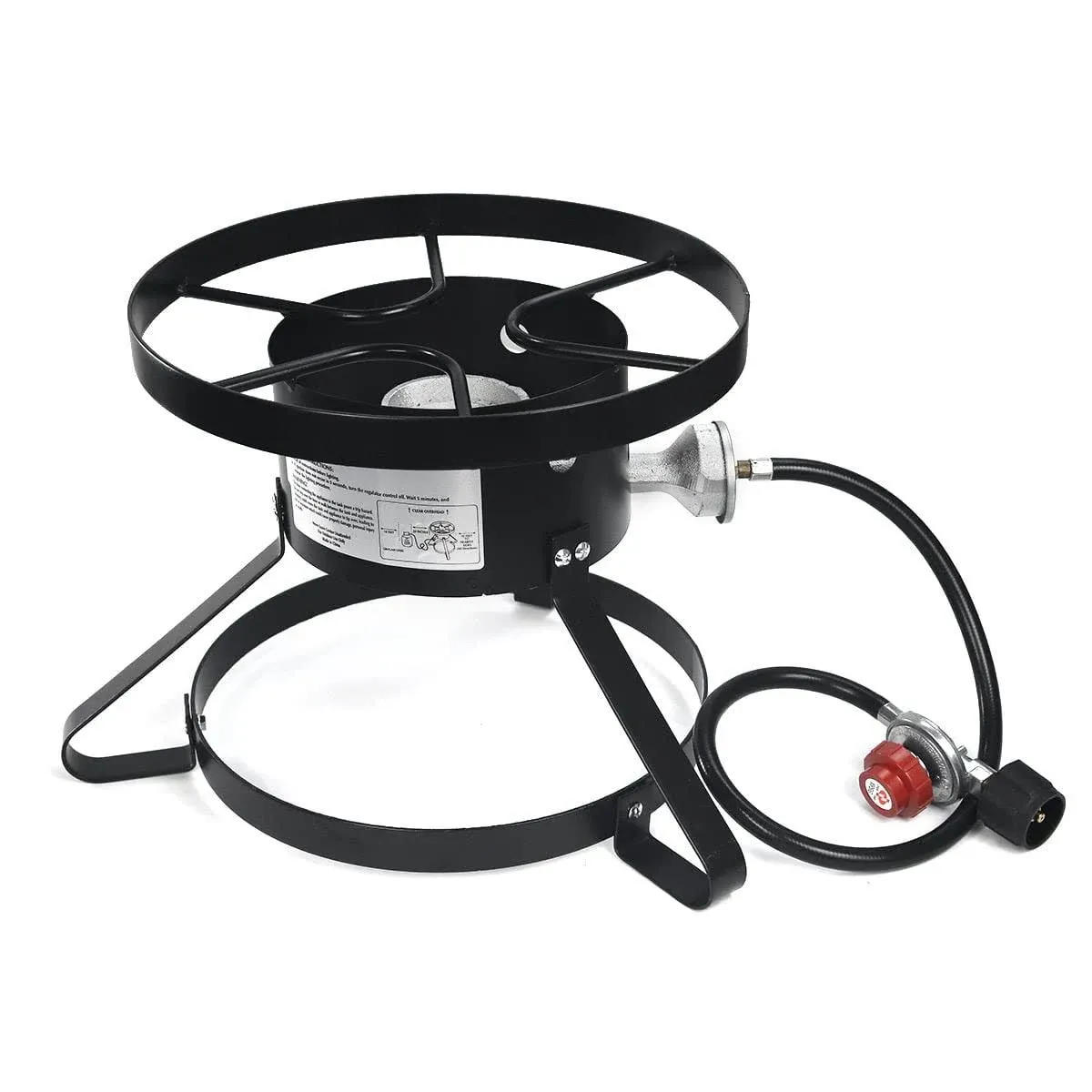 High Pressure Stove Single Burner w/ Regulator and Hose Outdoor Propane Portable