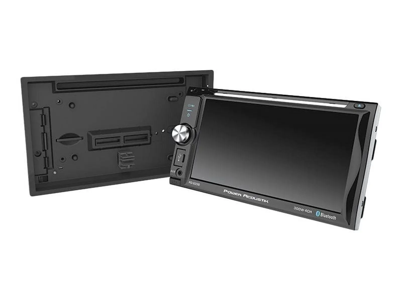 Power Acoustik 6.2&#034; Double Din Receiver with Bluetooth &amp; Detachable Faceplate