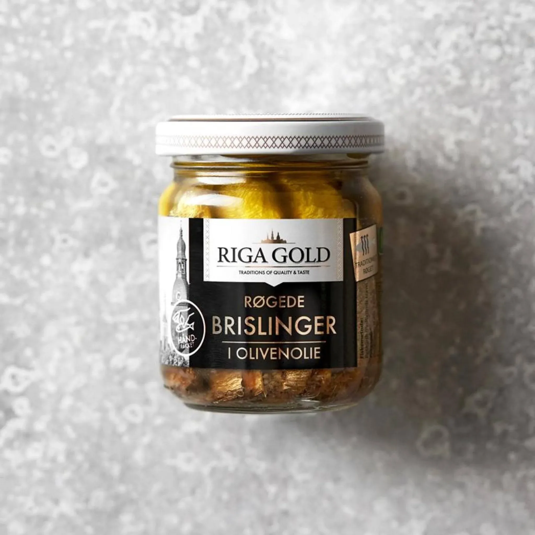 Riga Gold Smoked Sprats in Oil - Wild Caught (Pack 3)