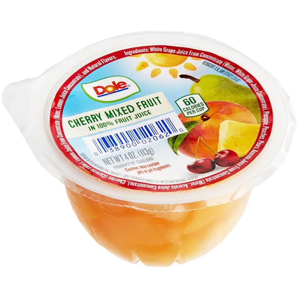 Dole Fruit Bowls Cherry Mixed in 100% Fruit Juice