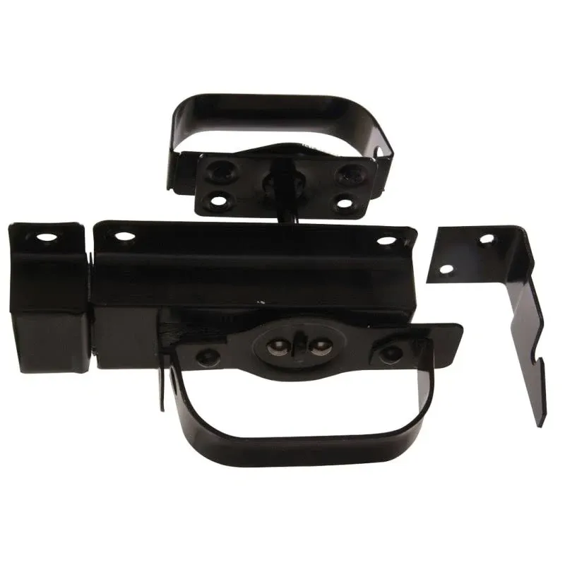 Hardware Essentials Swinging Door Latch - Black 852505