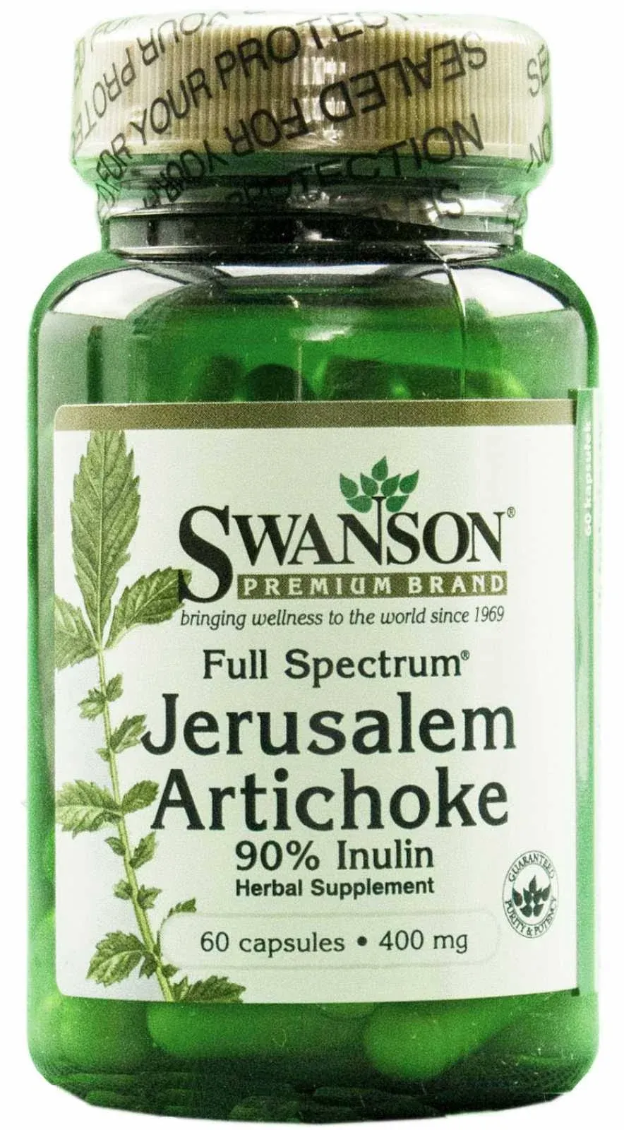 Swanson Full Spectrum Jerusalem Artichoke 400 Mg 60 Cápsulas