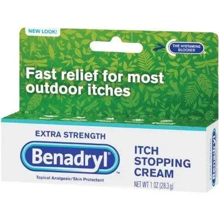 Benadryl Itch Stopping Cream, Original Strength - 1 oz