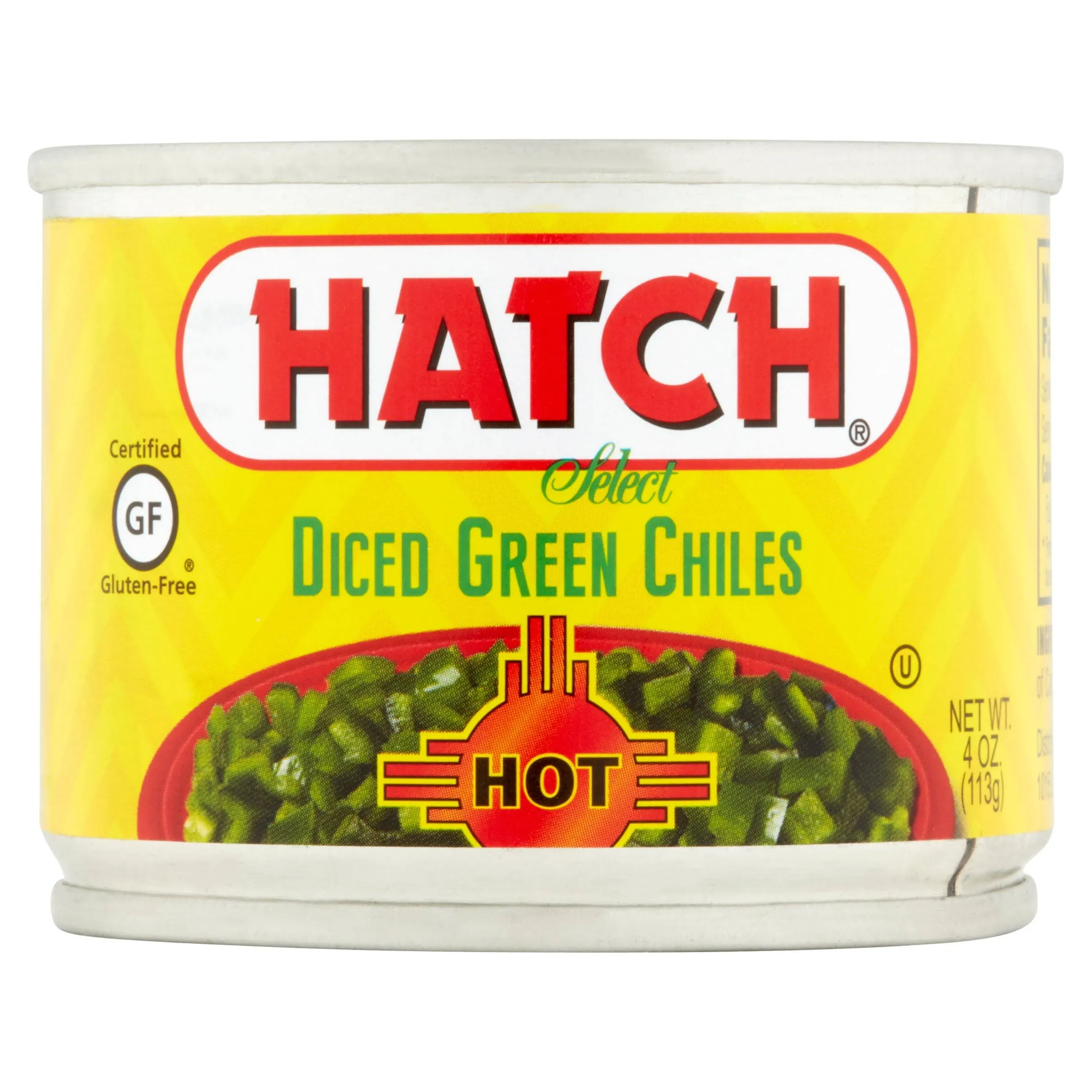 Hatch Diced Green Chiles 4oz HOT (QTY 6)