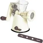 Lurch 10250 Rotary Mincer with Pastry Attachment Aubergine/ Cream