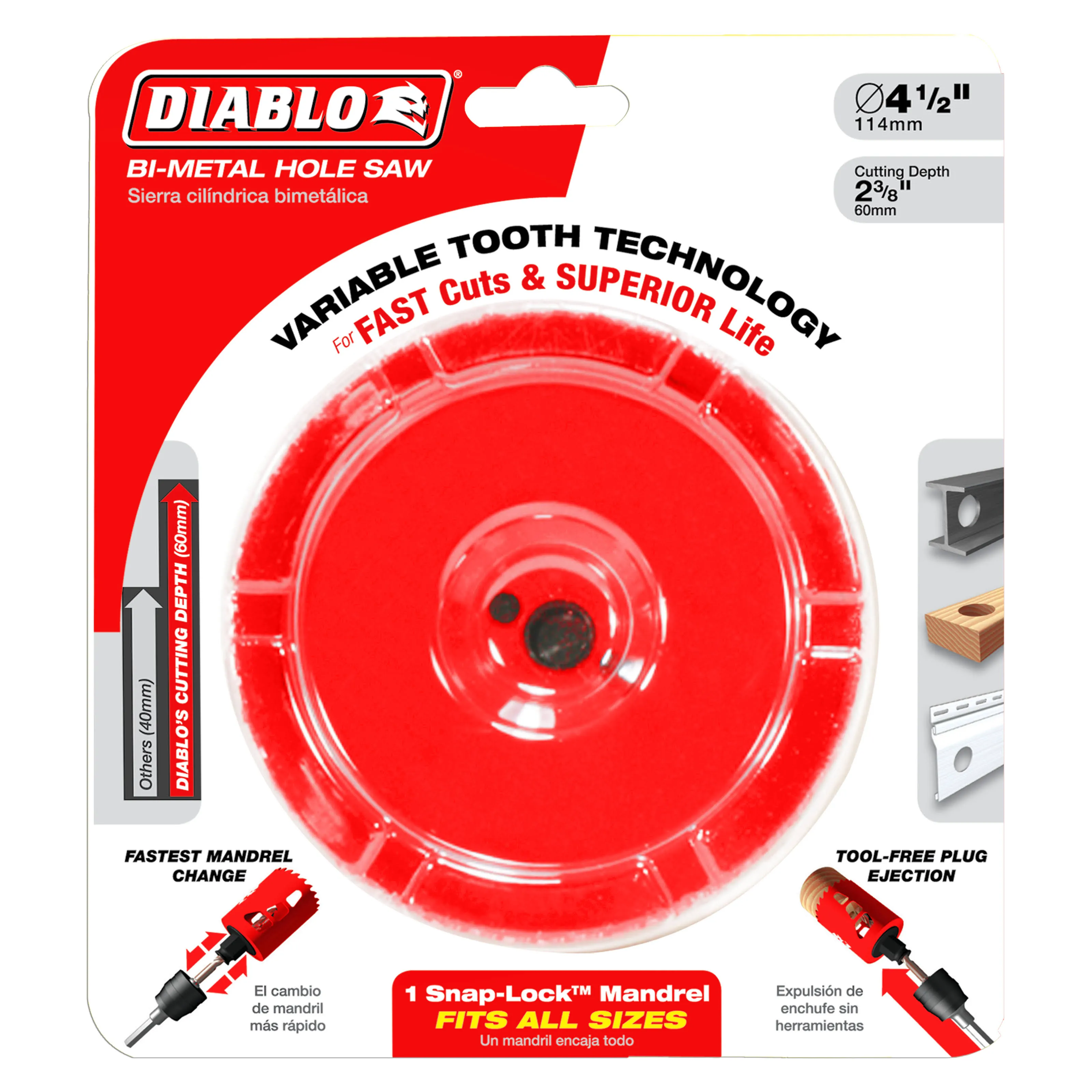 Diablo DHS4250 4-1/4 in. Hole Saw