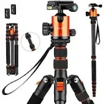 VICTIV 80&#034; Camera Tripod, DSLR Tripod for Travel, Aluminum Heavy Duty Tripod ...