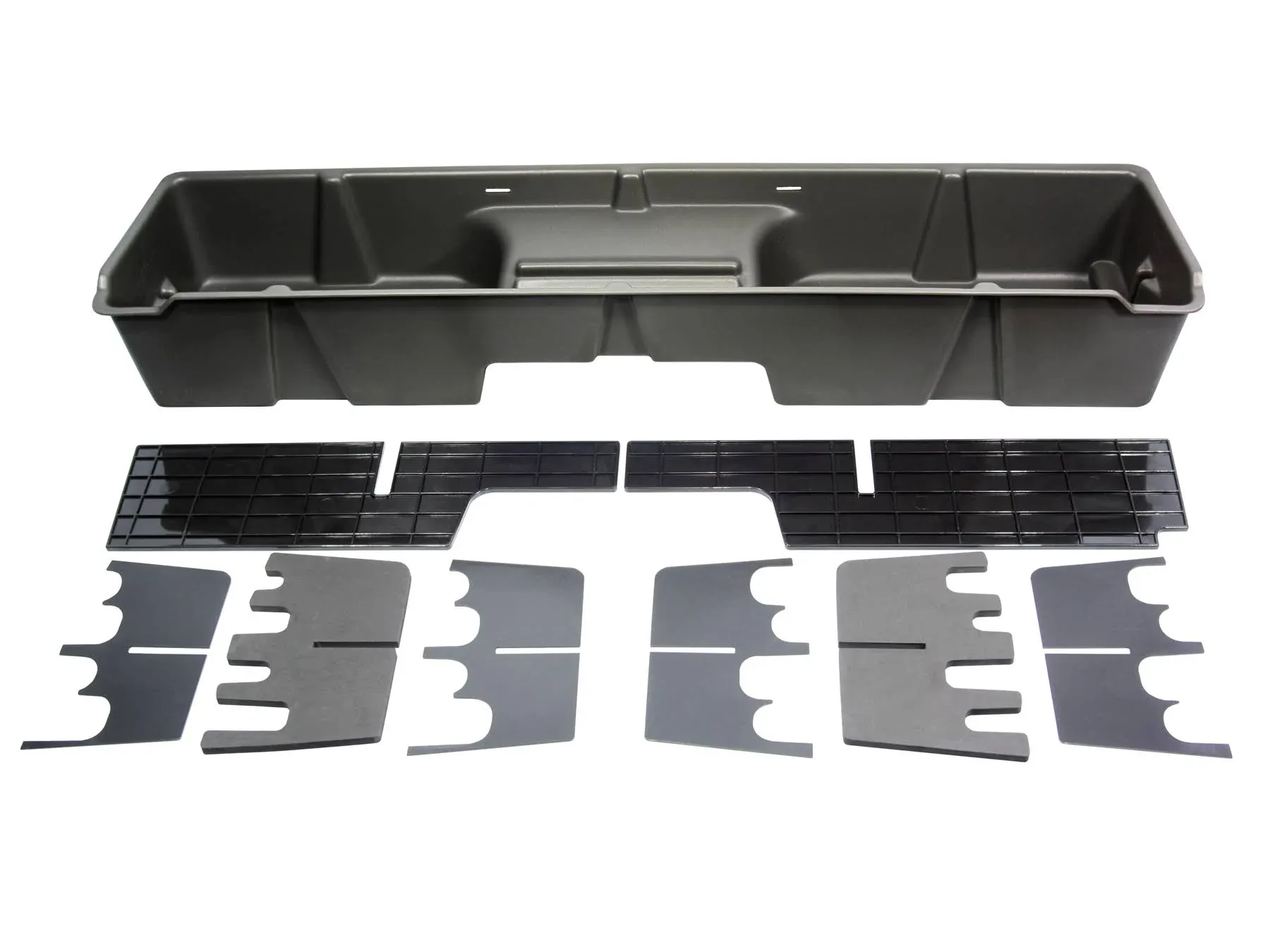 Du-Ha Underseat Storage for 99-07 Chevrolet/GMC Silverado/Sierra Extended Cab Classic Dark Gray 10001