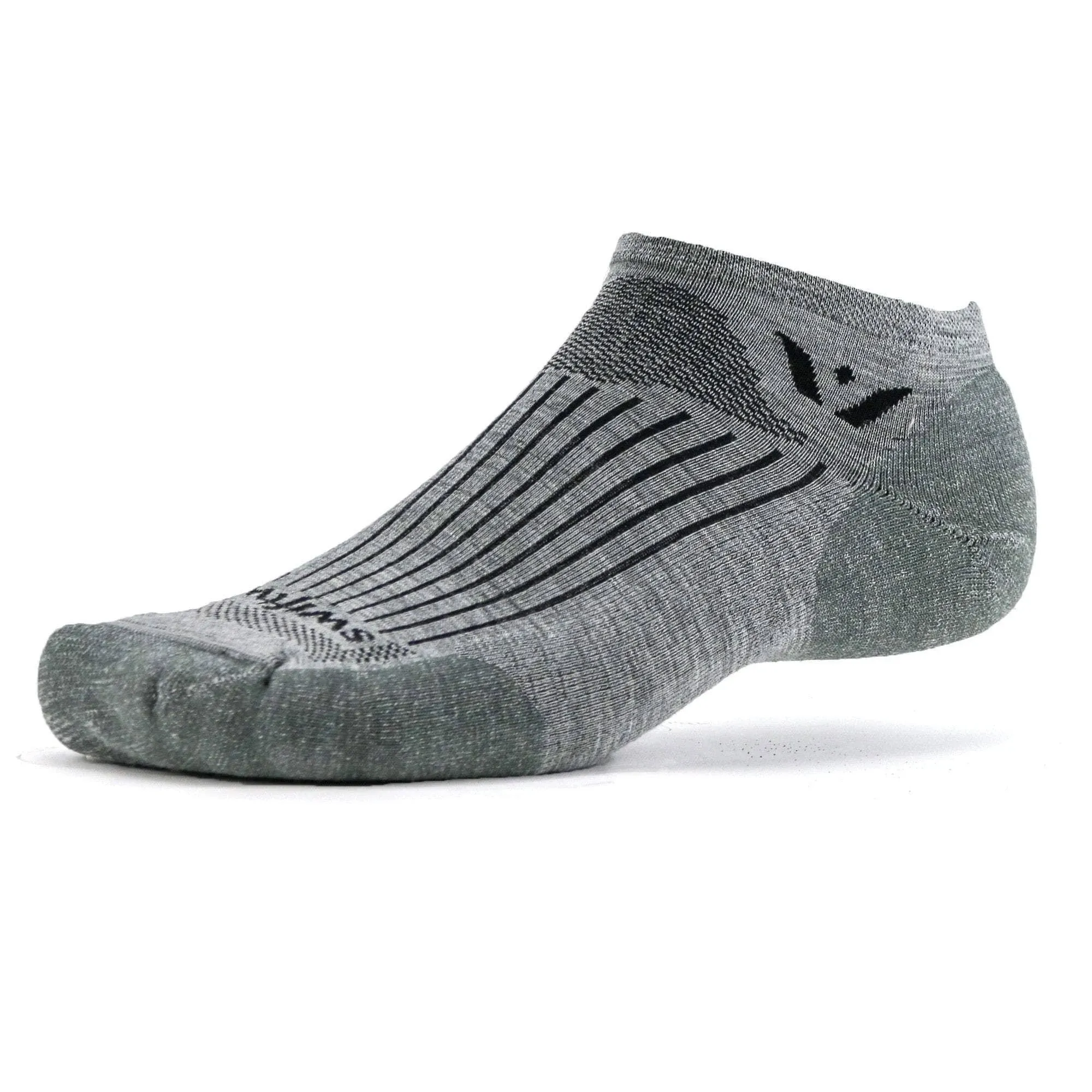 Swiftwick PURSUIT ZERO Merino Wool Running & Golf Socks, Max Durability