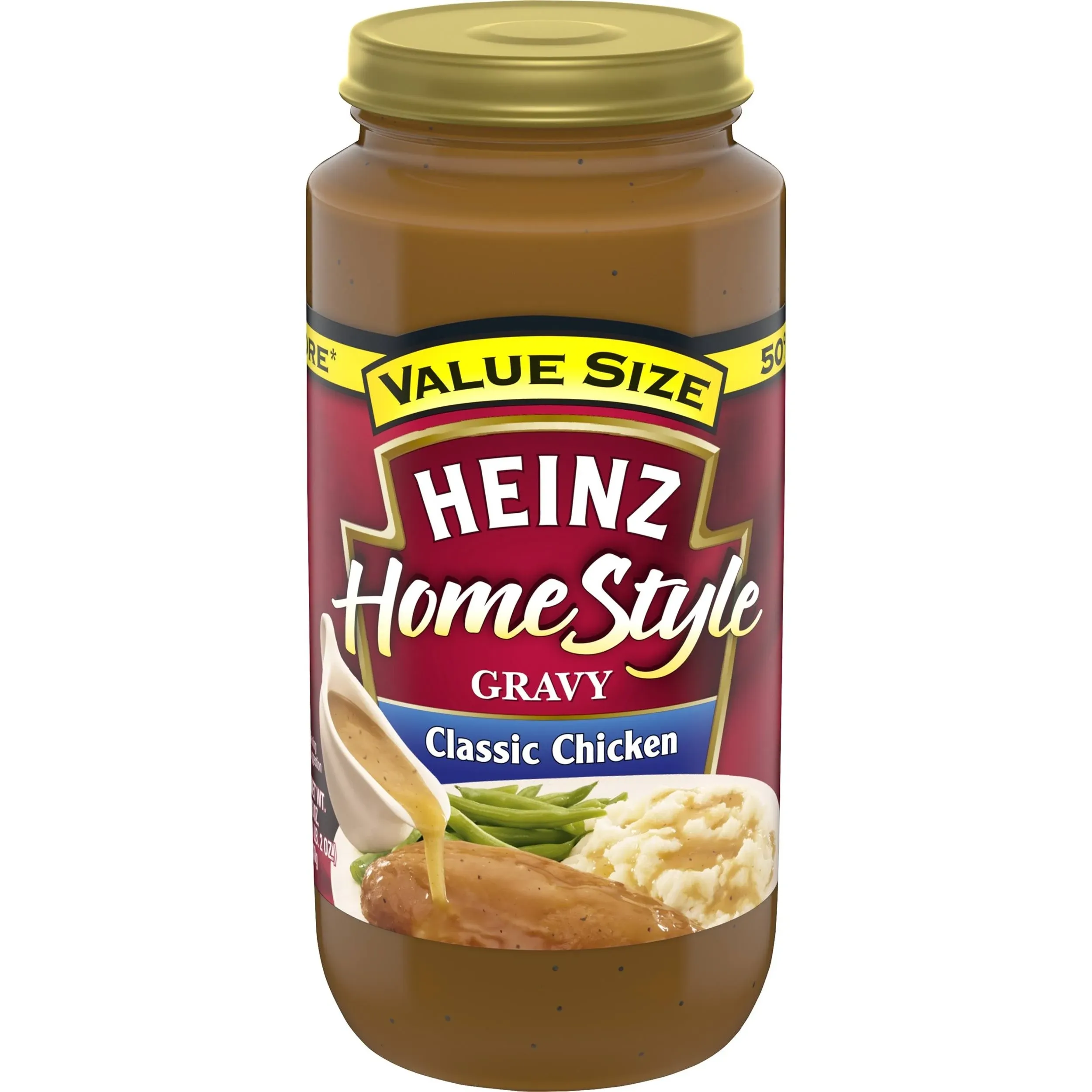 Heinz Gravy, Classic Chicken, Homestyle, Value Size - 18 oz