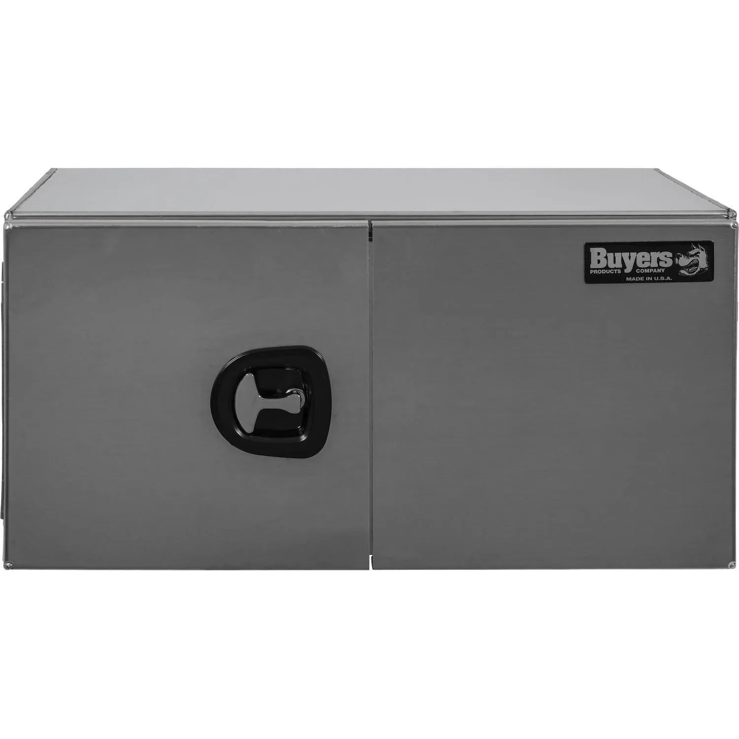 Buyers Smooth Aluminum Underbody Truck Tool Box with Barn Doors 24" Deep