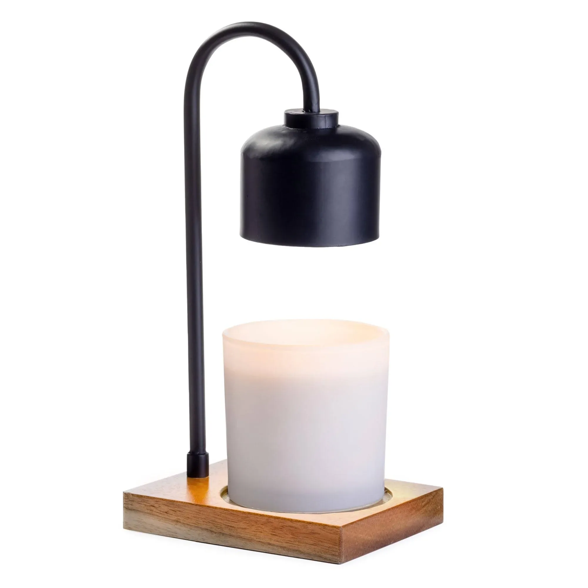 Candle Warmers etc. Black & Wood Arched Candle Warmer Lamp