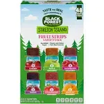 Black Forest Stretch Island Fruit Strips, School Snacks, Variety Pack (Cherry, Apple, Raspberry, Grape, Strawberry, Apricot), 0.5ounce Strips (Pack of 48)