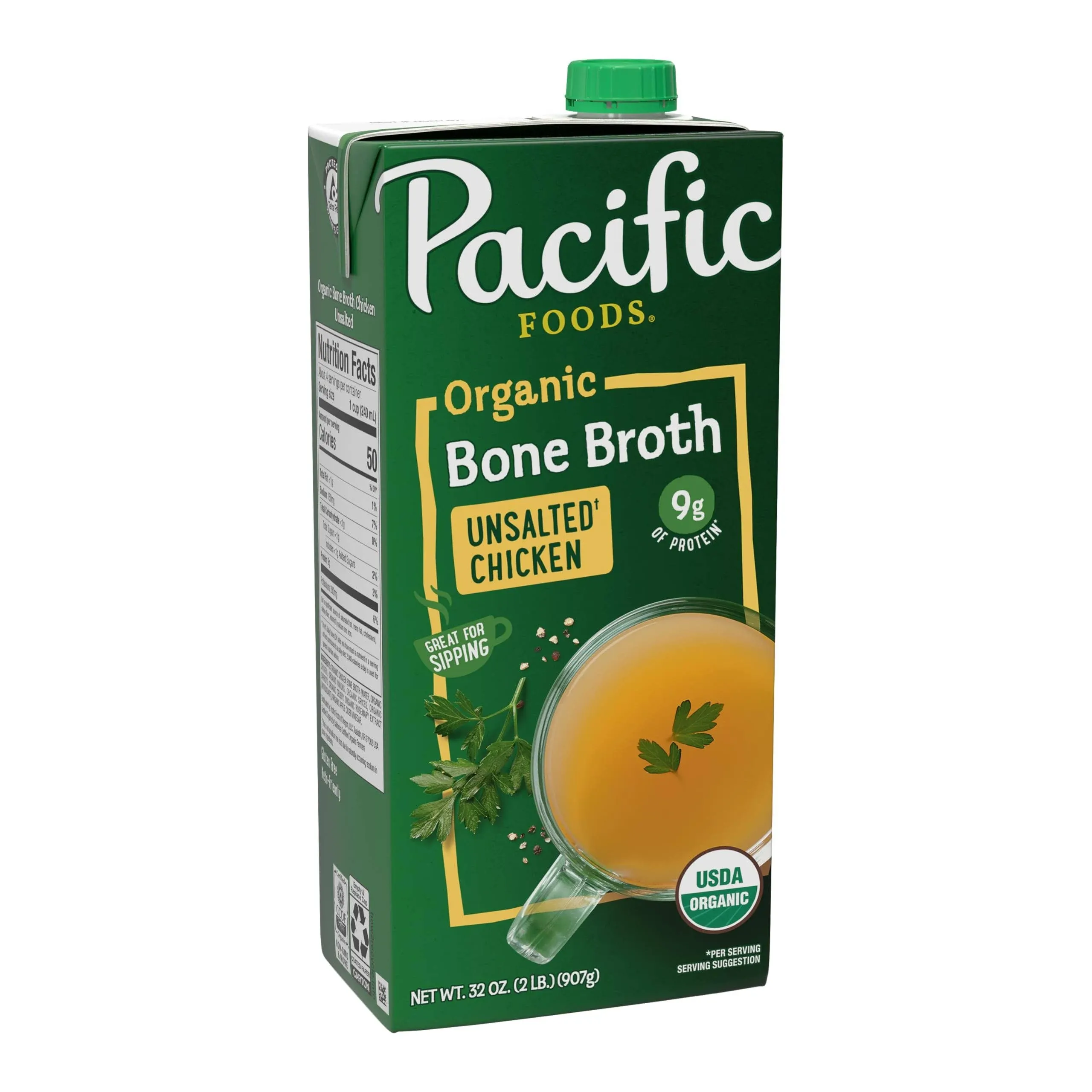 Pacific Foods Bone Broth Chicken Organic