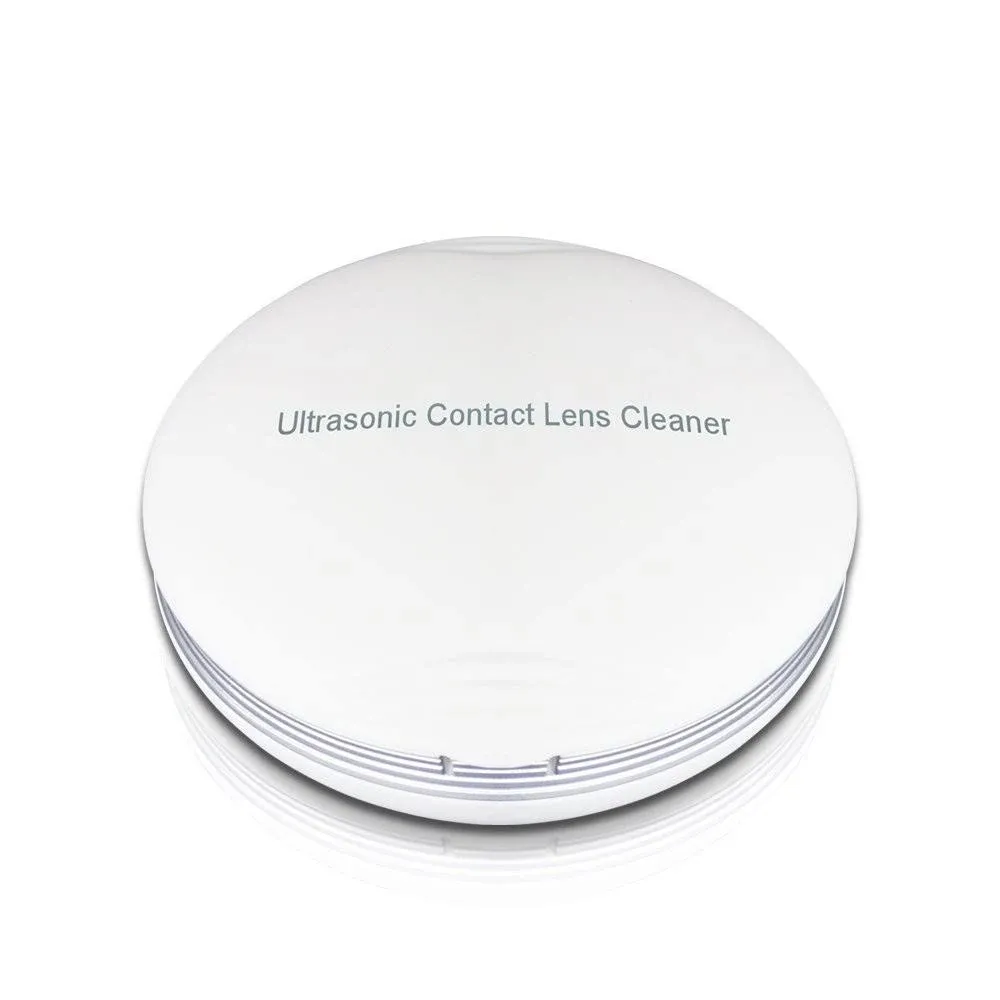 Ultrasonic Contact Lens Cleaner Fast Cleaning Sclerals Lenses Daily Care Contact Lenses with Vanity Mirror CE-3500